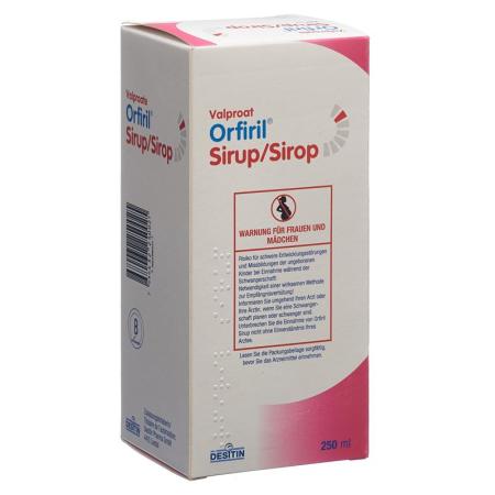 Orfiril syrup 300 mg/5ml with dosing syringe Fl 250 ml - PrimeCare Global